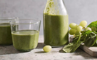 Kale, Apple, Ginseng, Energy smoothie, anti fatigue, tiredness, breakfast smoothie